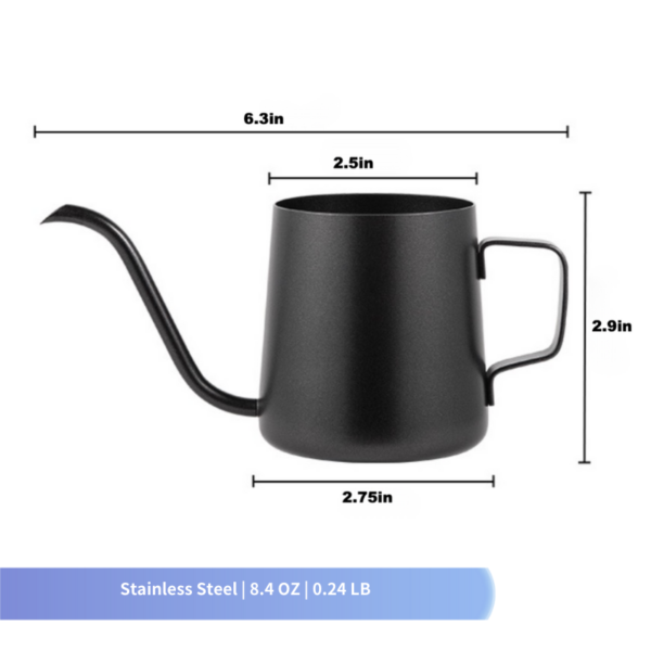 Pour Over Kettle Gooseneck Long Narrow Spout - Image 3